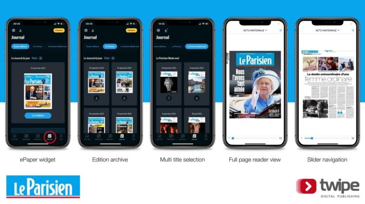 Twipe launches new ePaper App SDK Solution with French Publisher Le Parisien