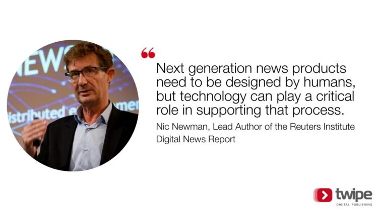Challenges mount for the news industry as consumers turn away from news. How can technology help?