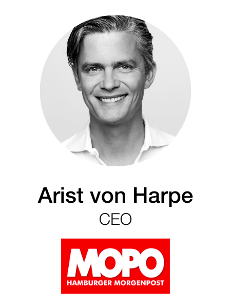 Arist von Harpe, CEO of Hamburger Morgenpost MOPO