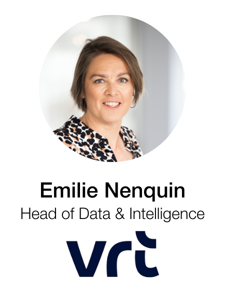 Emilie Nenquin, Head of Data and Intelligence at VRT