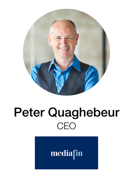 Peter Quaghebeur CEO Mediafin
