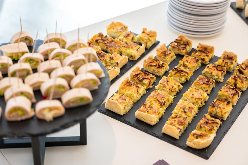 Reception catering at DGS25